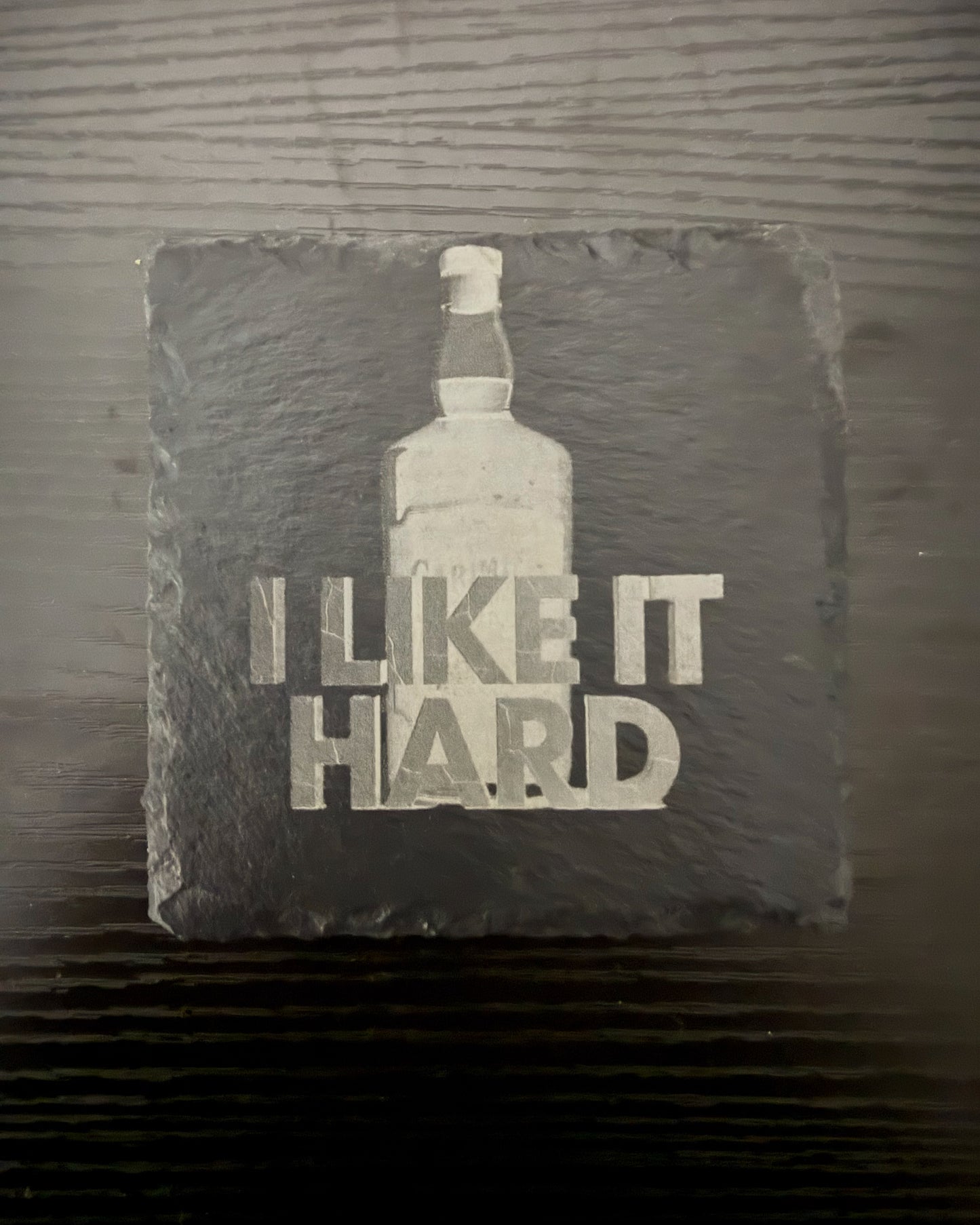 Humorous “I LIKE IT HARD” Coaster