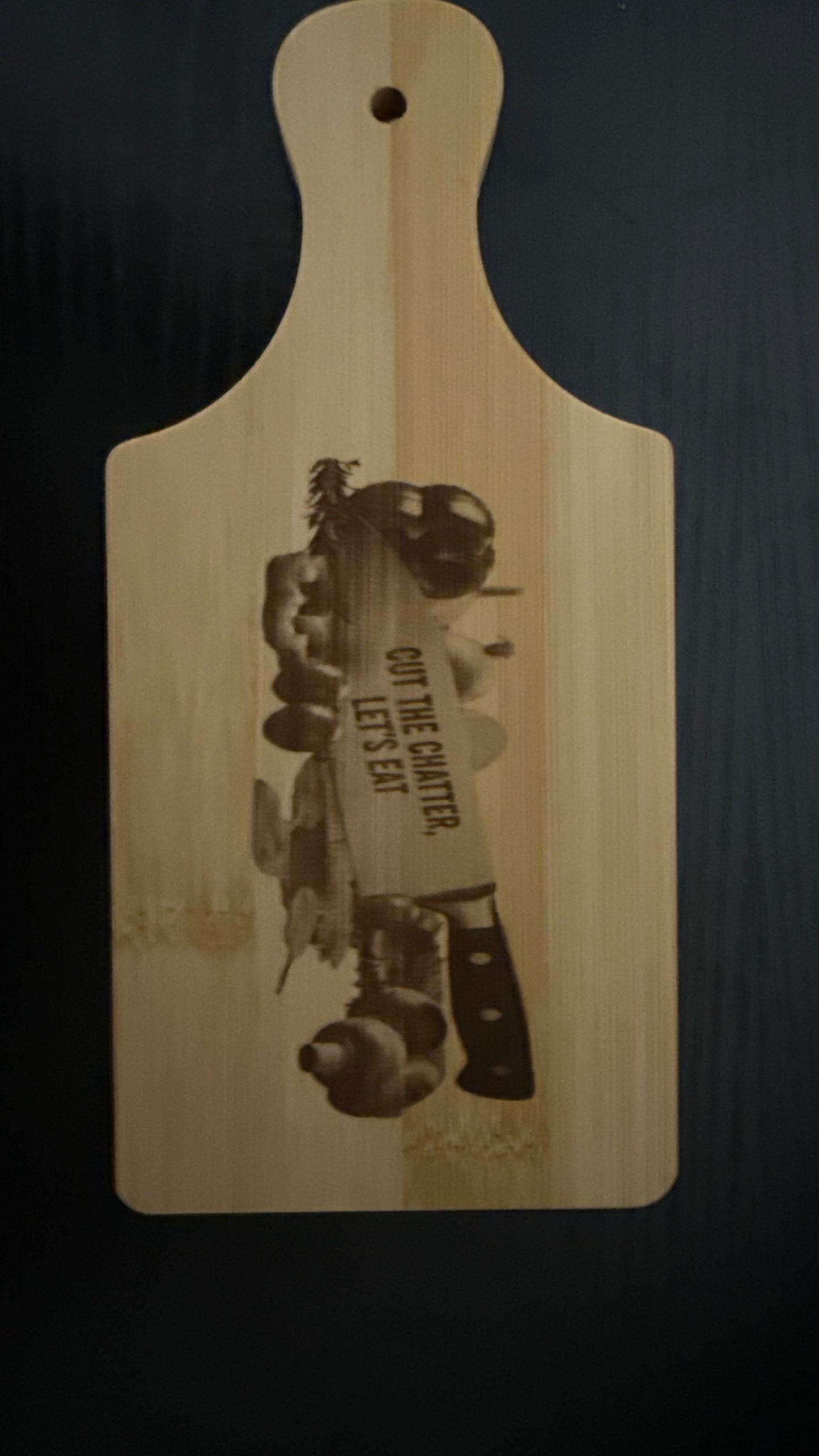 Cut The Chatter Cutting Board